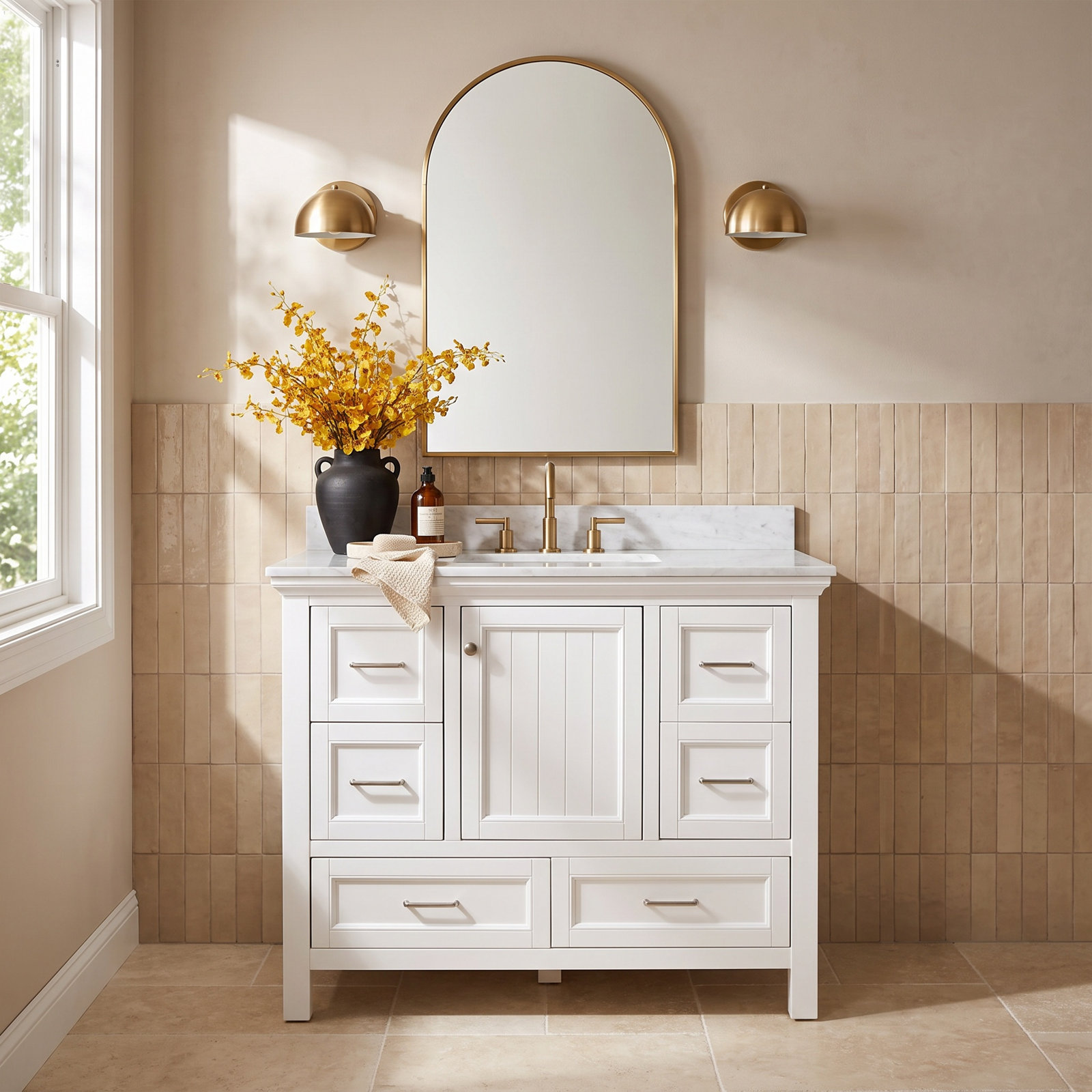 Maven 42'' Single Bathroom Vanity, Charcoal Gray