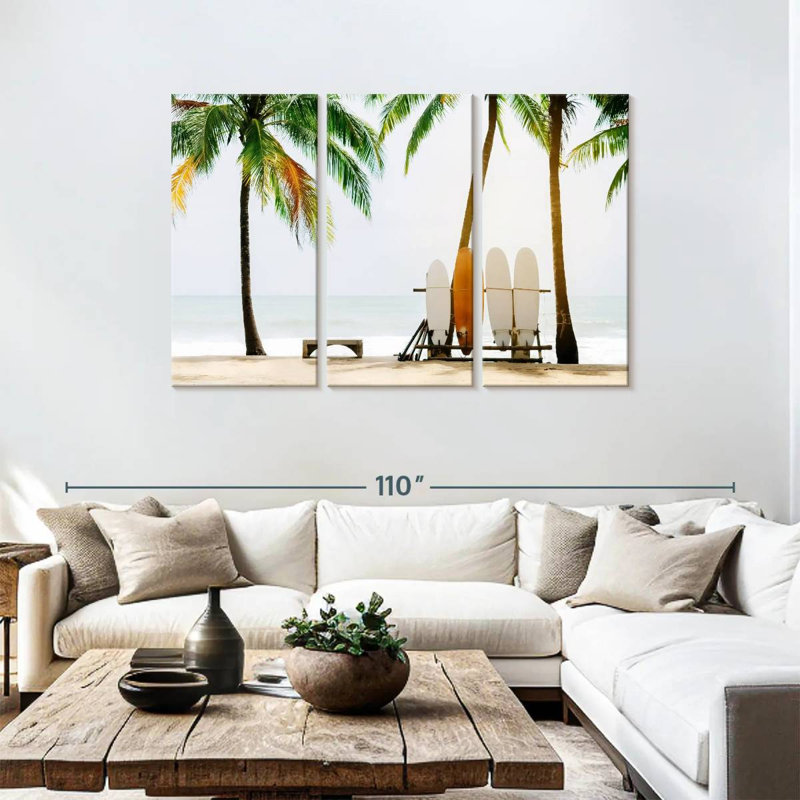 Senne Surfing Haven, 48" H x 74" W