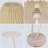 White Pleated Cream Style Floor Lamp With Marble Base And Side Table Iron Linen Shade For Living Room Bedroom
