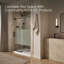 Composed 78 In. Sliding Shower Door With 3/8 In.-Thick Glass-564101008