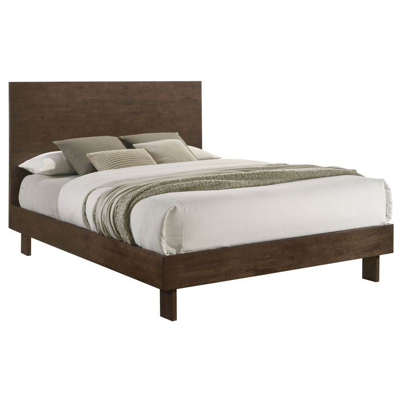 Hemlock Warm Brownplatform Panel Bed