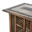 Table de bout pliable en bois massif Lauver
