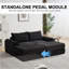 75.5 " Corduroy Sofa Bed