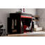 Lit mezzanine pour jouer avec bureau et rangement, lumières DEL, lit simple-2084444385