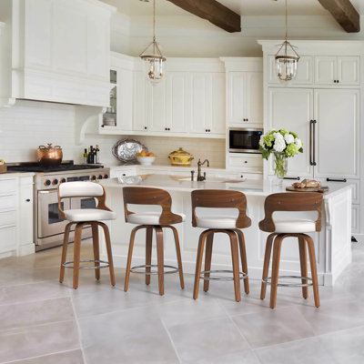 Carylon Swivel Upholstered Counter Stool