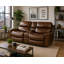  2 Piece Genuine Leather Reclining Living Room Set
