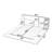 Wood Platform Bed with Extended Upholstered Headboard and Slats-816464470