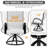 6 - Person Cast Aluminum Patio Dining Set With Sunbrella Swivel  Chairs-850486170
