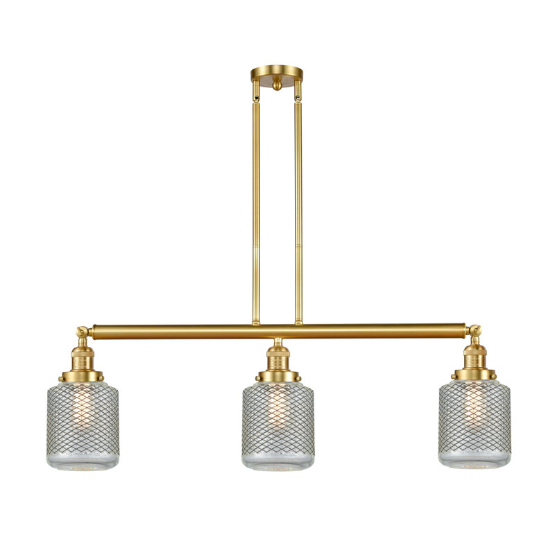 Iyana 3 - Light Kitchen Island Pendant, Satin Gold, No Bulb Included