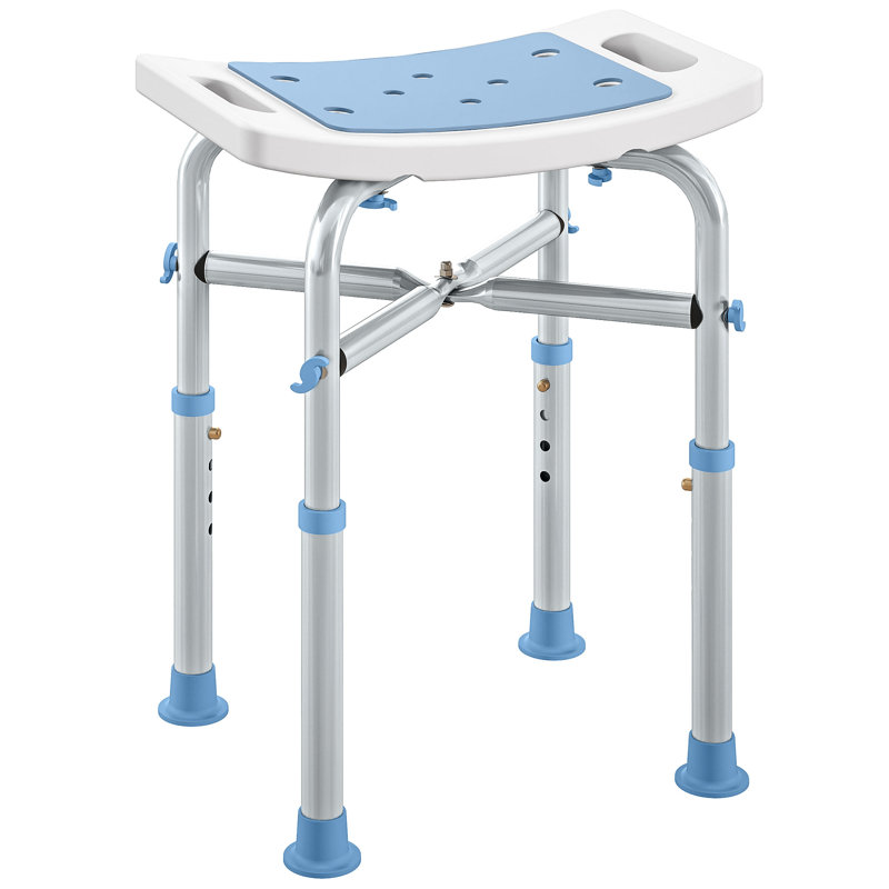 Shower Stool, Blue