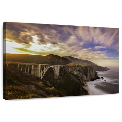 Lilie Bixby Canyon Bridge Sunset