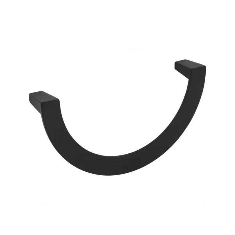 Roundabout 3" Center to Center Drop handle, Matte Black, 5 1/16"