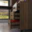 Armoire de garage avec établi réglable