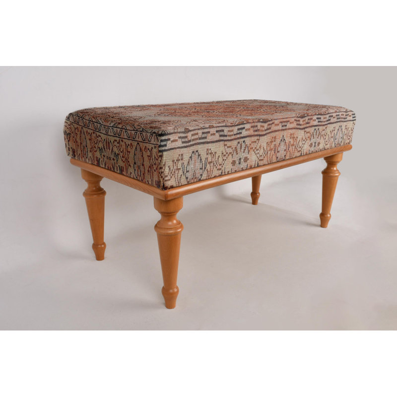 Banc pour chambre à coucher, banc de café, banc de repose-pieds, banc rembourré, banc de tapis turc, banc Kilim, banc de décoration intérieure, banc fait à la main