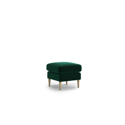 Mayra 50cm Wide Square Solid Colour Standard Ottoman