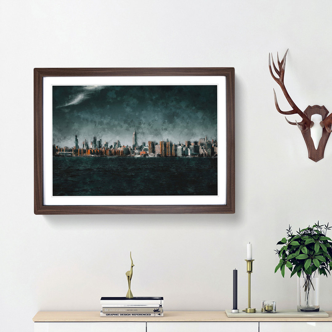 New York City View - Picture Frame Graphic Art Print