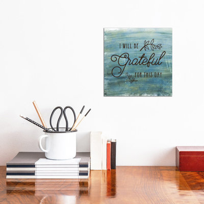 Grateful by Amanda Murray - Wrapped Canvas Print