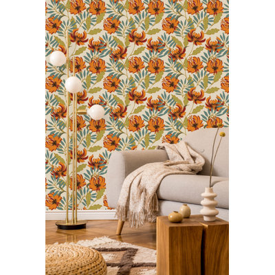 Peel & Stick Floral Tile