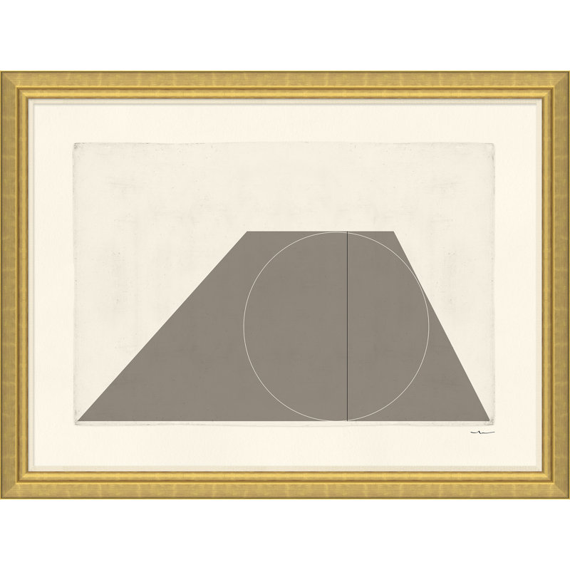 Euclid's Dream - Reproduction d'art graphique sur papier encadré, Pas de tapis, H 30,25 po x l 40,25 po x P 0,75 po