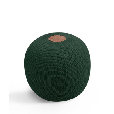 Handmade Pouffe (16 in x 16 in x 18 in), 100% Acrylic with Polyester Filling, Stylish Green Color | Perfect for Living Room, Bedroom & Relaxation Spaces, Soft and Durable Design, Versatile Home Decor