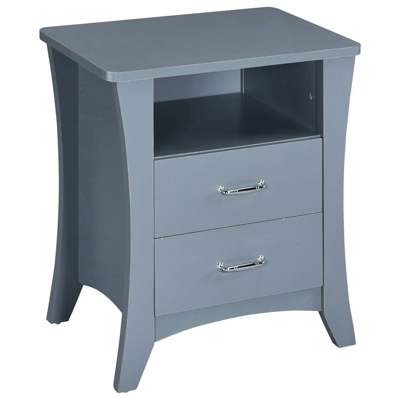 Table de bout Table de chevet moderne, Gris