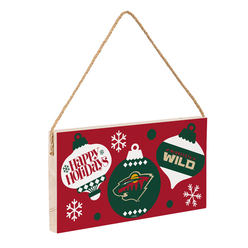 Plaque murale en bois Minnesota Wild 6 x 11