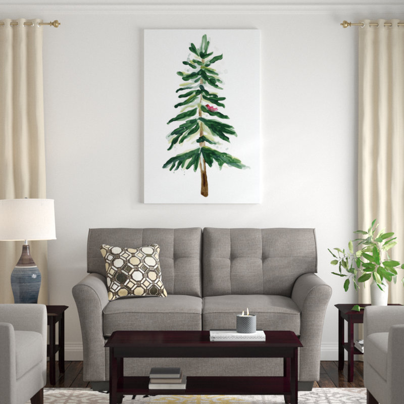 Warm Winter Wishes VII by June Erica Vess - Painting Print, Wrapped Canvas, 122cm H x 81cm W x 3.18cm D
