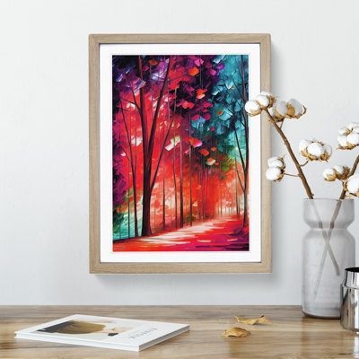 Vibrant Woodland Forest No.1 - Wall Art