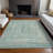 Machine Washable Indoor/Outdoor Xhevrie Teal Rug-638957601