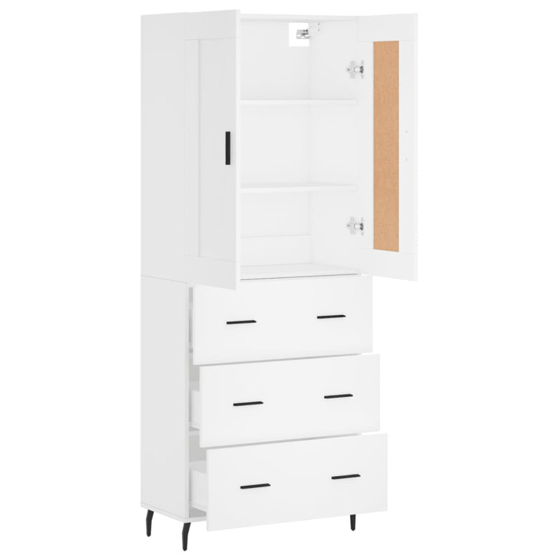 69.5cm Sideboard, White