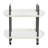 Main + Mesa Modern Plastic and Metal 2-Tier Trolley-998124502-998124497