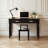 Black all-solid wood vintage writing desk-313687387