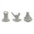 Yoga Frog Figurine Set