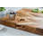 Acacia Herringbone Rectangular Cutting/Serve Board With Inset Handles, Large