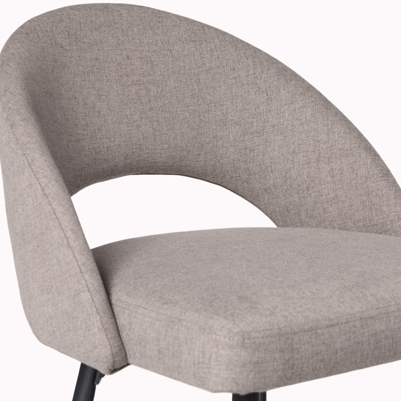 Leray 30" Upholstered Bar Stool, Mushroom
