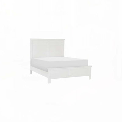 Transitional Style Bed with Wood Frame,Headboard