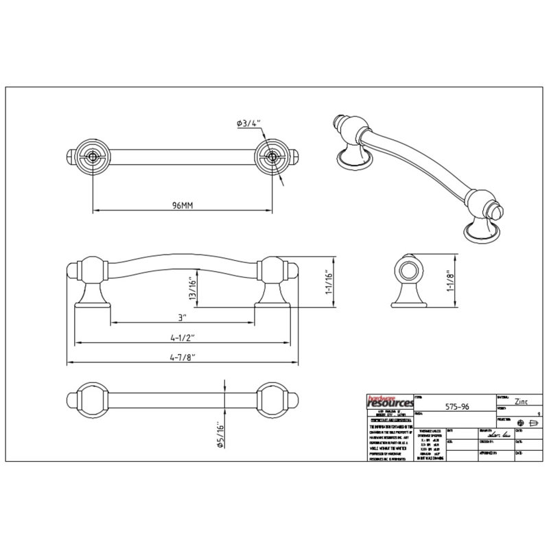 Syracuse 3 3/4" Center to Center Bar Pull, Satin Nickel