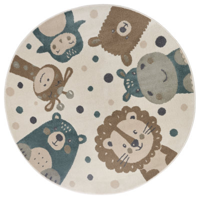 Adventures Children Beige Rug