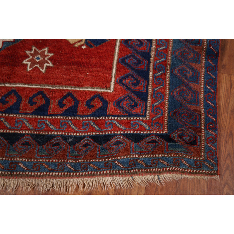 Tapis teint en laine antique Kazak