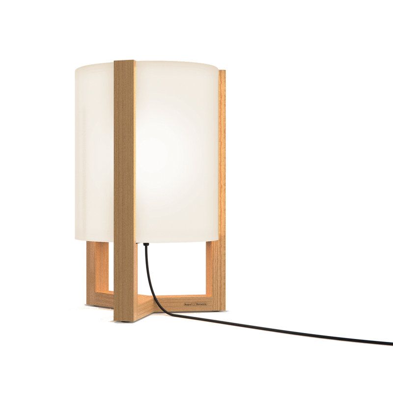 Tristar Outdoor Table Lamp, 19.69" H x 11.61" W x 11.61" D, Smoke