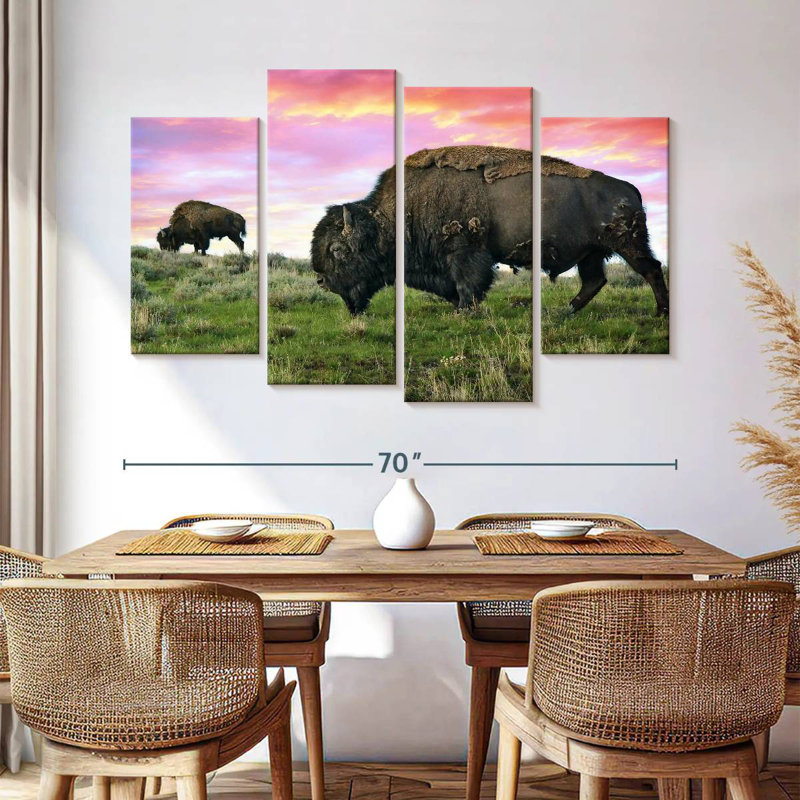 Brampt Bison And Buffalo