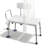 Tub Transfer Bench for Bathtub, 400 lbs Capacity Heavy Duty Shower Chair with Arm, Backrest and Curtain Slot, Height Adjustable Shower Bench Bath Seat for Adults, Seniors, Elderly and Disabled