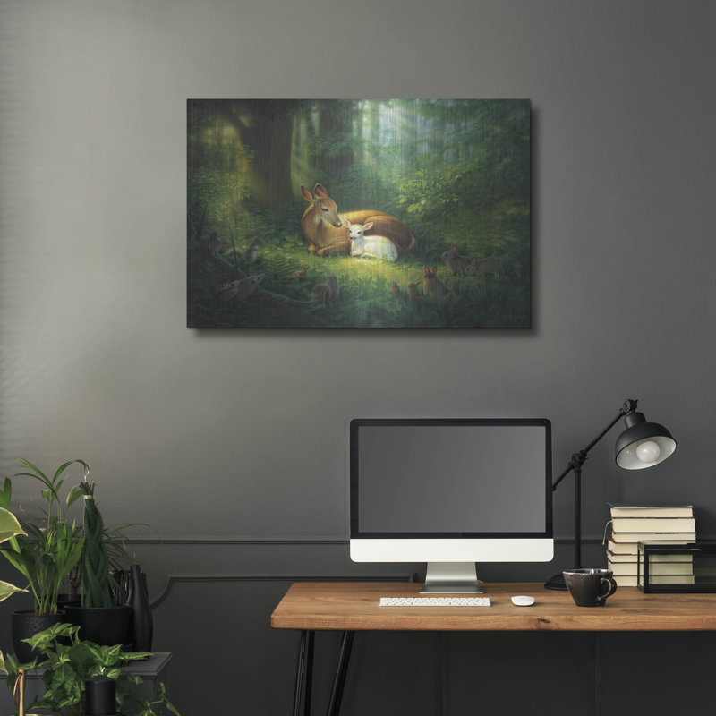«Precious» par Kirk Reinert sur métal, H 24 po x l 36 po