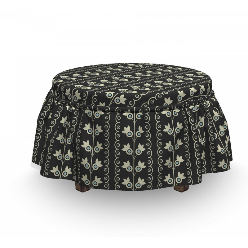 Box Cushion Ottoman Slipcover