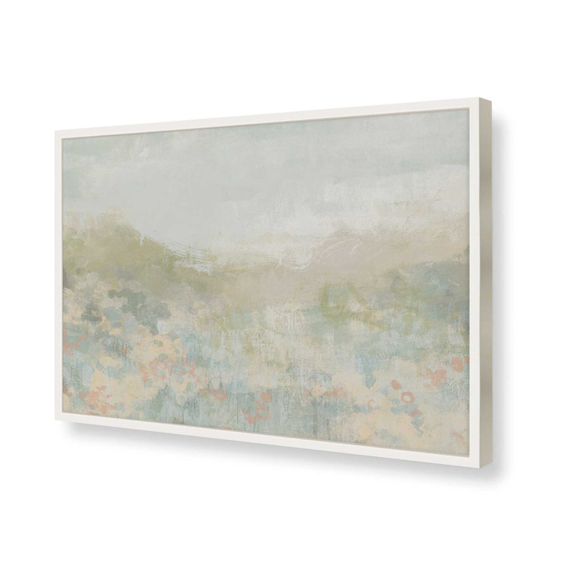 «Dreamy Meadow I» par June Erica Vess, reproduction d'art, H 8 po x l 12 po, Reproduction encadrée ouverte sans passe-partout