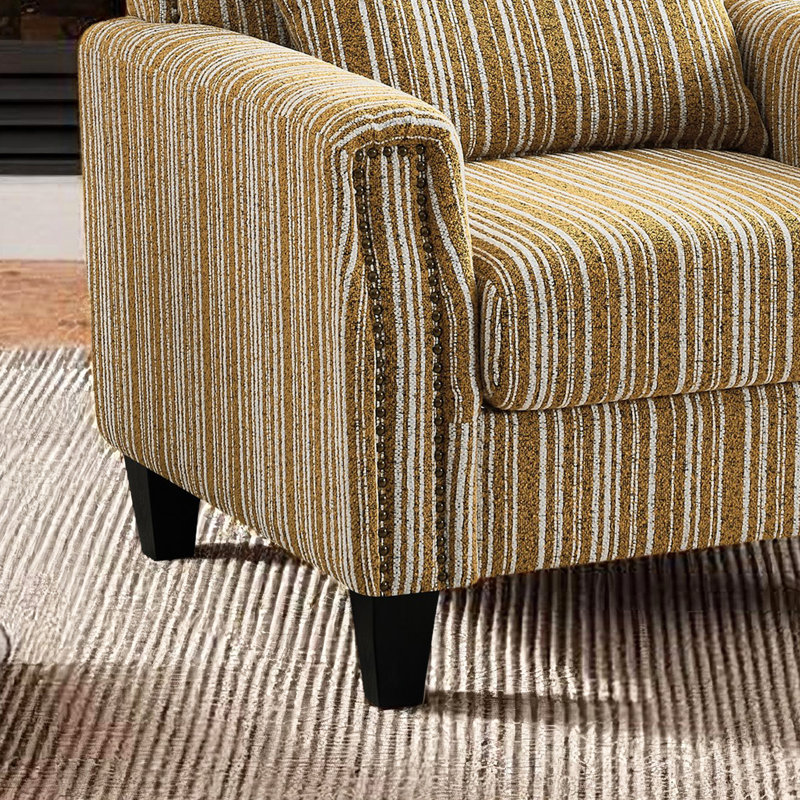 Fauteuil d'appoint 32,5 po, Jaune