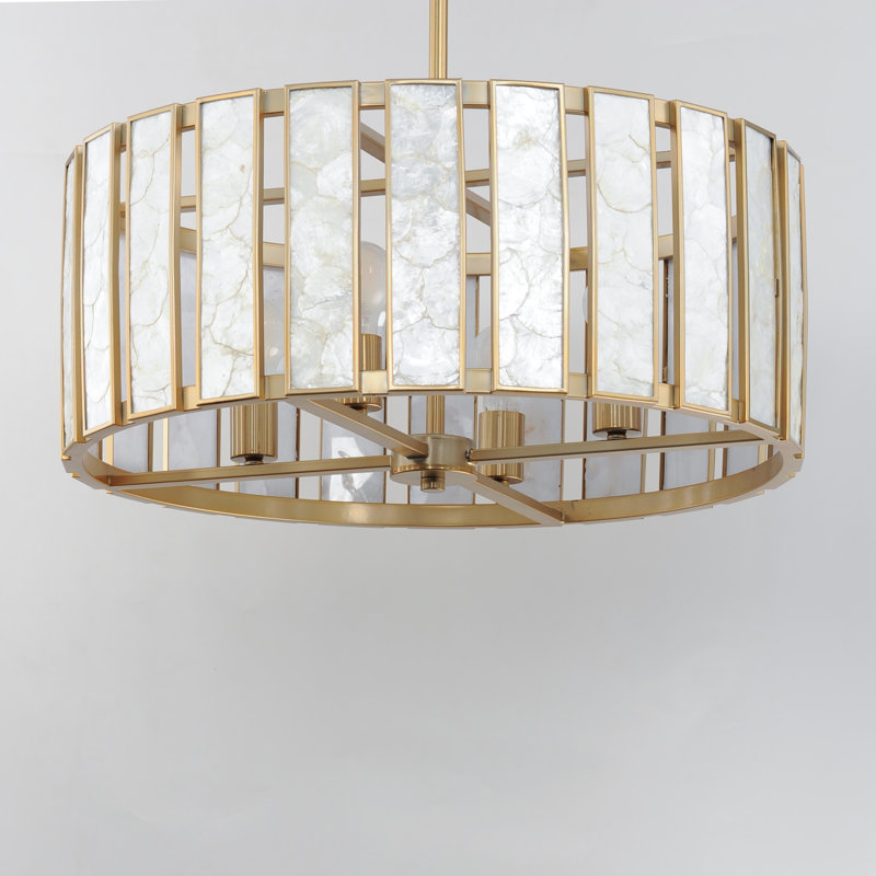 Lustre tambour 4 lumières Beatriz