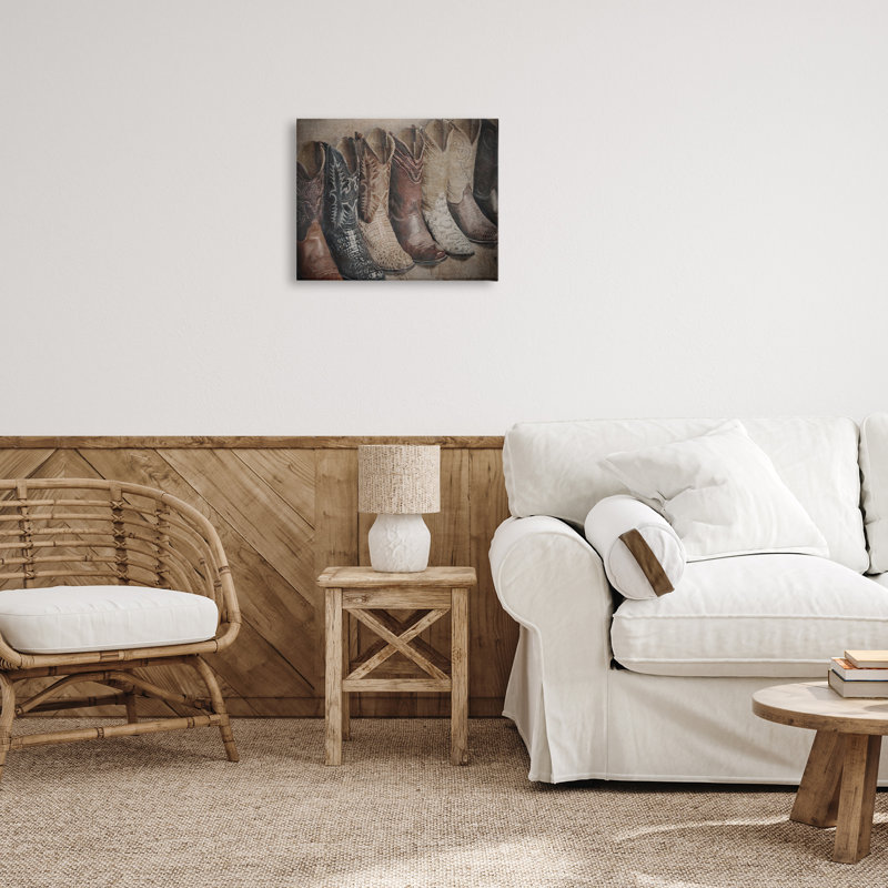 Art texturé sur toile Texan, H 16 po x l 20 po