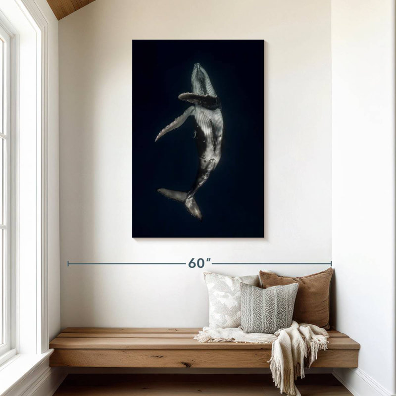 Brampt Dancing Humpback Whale, 45" H x 30" W