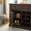 Armoire à vin 2 tiroirs avec tablettes amovibles L 39,4 po x l 15,7 po x H 34,7 po Farmhouse